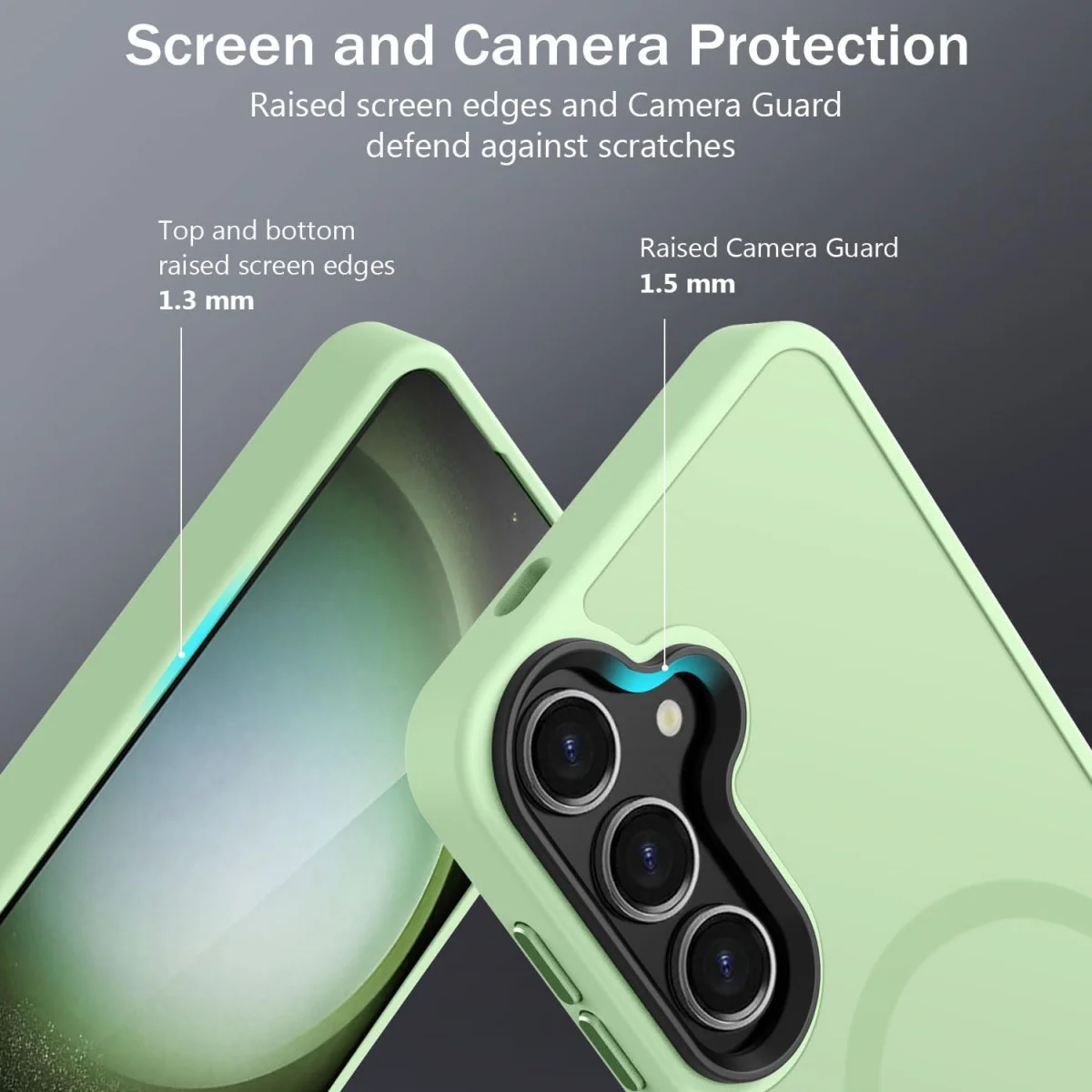 Samsung Galaxy S24 Plus Hoesje met MagSafe Matte Groen afbeelding 7