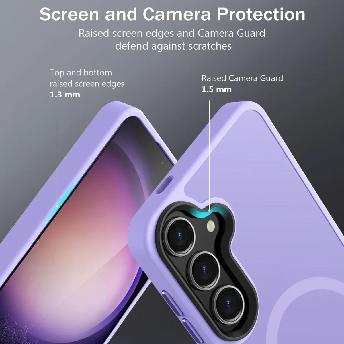 Samsung Galaxy S24 Plus Hoesje met MagSafe Matte Violet afbeelding 4