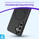Samsung Galaxy S24 Plus Hoesje met MagSafe Matte Zwart afbeelding 2