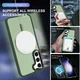 Samsung Galaxy S24 Plus Hoesje met MagSafe Matte Midnight Green afbeelding 2