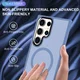 Samsung Galaxy S24 Ultra Hoesje met MagSafe Matte Blauw afbeelding 7