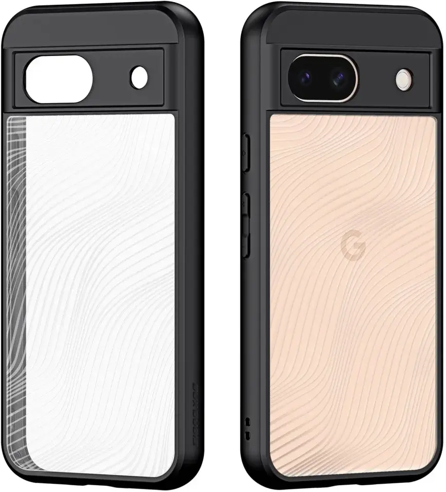 Dux Ducis Aimo Google Pixel 8a Hoesje Back Cover Transparant Zwart afbeelding 2