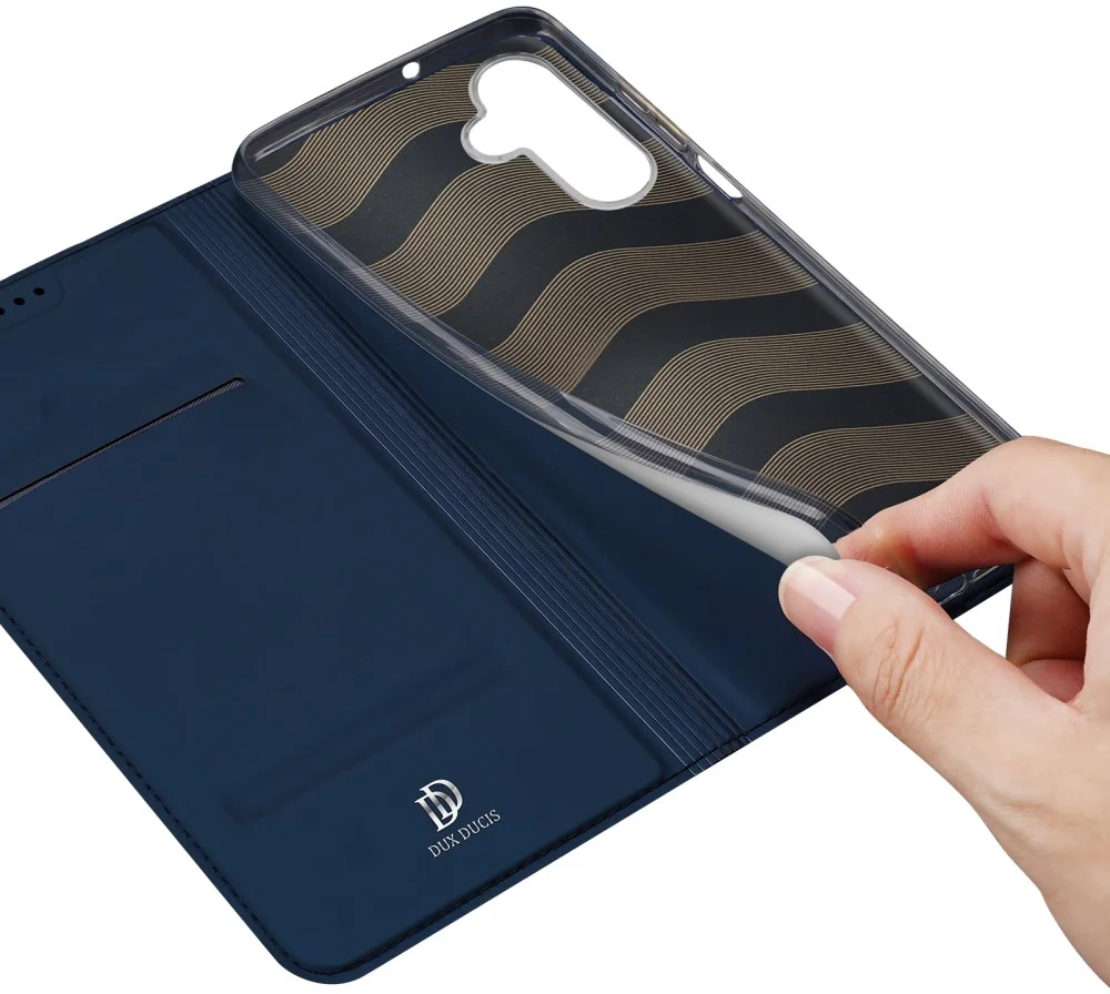 Dux Ducis Skin Pro Samsung Galaxy A15 Hoesje Portemonnee Blauw afbeelding 7