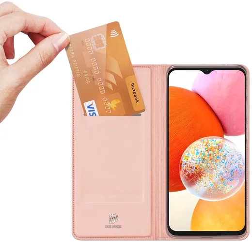 Dux Ducis Skin Pro Samsung Galaxy A15 Hoesje Portemonnee Roze afbeelding 2