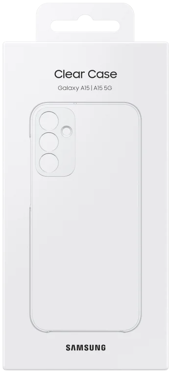 Origineel Samsung Galaxy A15 Hoesje Clear Case Hard Cover Transparant afbeelding 5