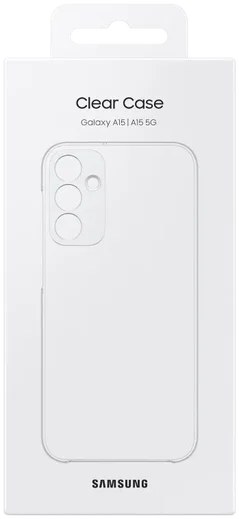 Origineel Samsung Galaxy A15 Hoesje Clear Case Hard Cover Transparant afbeelding 5