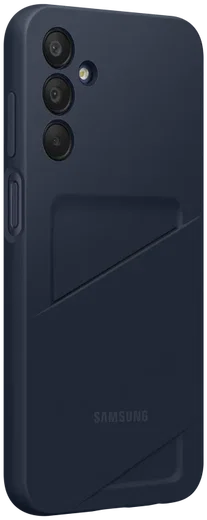 Origineel Samsung Galaxy A15 Hoesje Card Slot Cover Blauw Zwart afbeelding 2