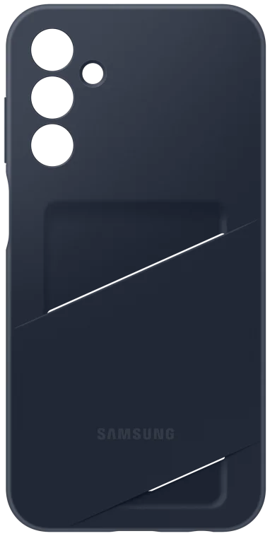 Origineel Samsung Galaxy A15 Hoesje Card Slot Cover Blauw Zwart afbeelding 4