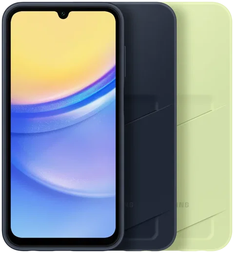 Origineel Samsung Galaxy A15 Hoesje Card Slot Cover Groen afbeelding 6
