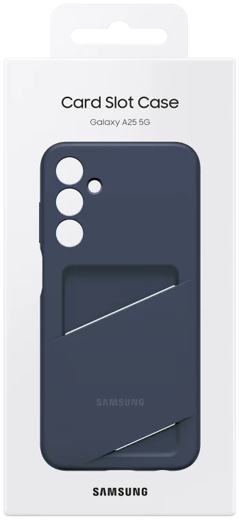 Origineel Samsung Galaxy A25 Hoesje Card Slot Cover Blauw / Zwart afbeelding 6