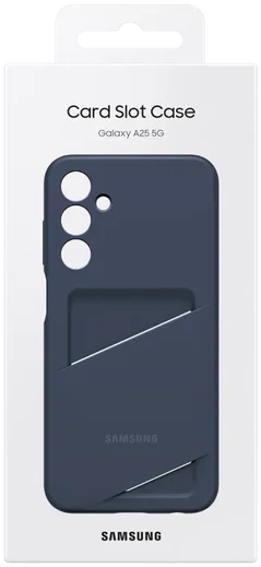 Origineel Samsung Galaxy A25 Hoesje Card Slot Cover Blauw / Zwart afbeelding 6