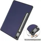 Lenovo Tab P12 Hoes Tri-Fold Book Case met Standaard Blauw afbeelding 3