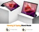 Lenovo Tab P12 Hoes Tri-Fold Book Case met Standaard Blauw afbeelding 5