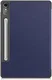 Lenovo Tab P12 Hoes Tri-Fold Book Case met Standaard Blauw afbeelding 11