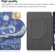 Lenovo Tab P12 Hoes Tri-Fold Book Case met Standaard Sterren Nacht afbeelding 9