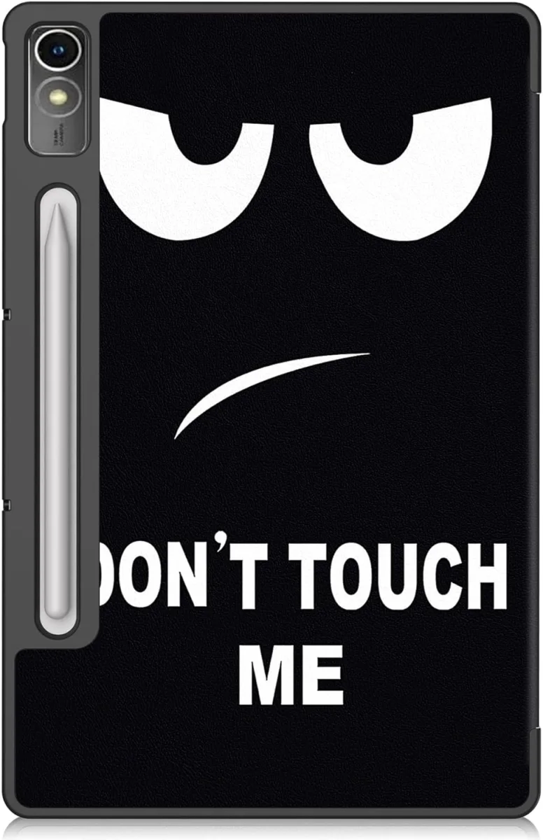 Lenovo Tab P12 Hoes Tri-Fold Book Case met Standaard Don't Touch Me afbeelding 12