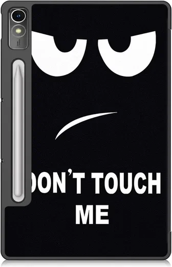 Lenovo Tab P12 Hoes Tri-Fold Book Case met Standaard Don't Touch Me afbeelding 12