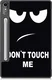 Lenovo Tab P12 Hoes Tri-Fold Book Case met Standaard Don't Touch Me afbeelding 12