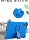 Lenovo Tab P12 Kinder Tablethoes Siliconen met Kickstand Zwart afbeelding 2