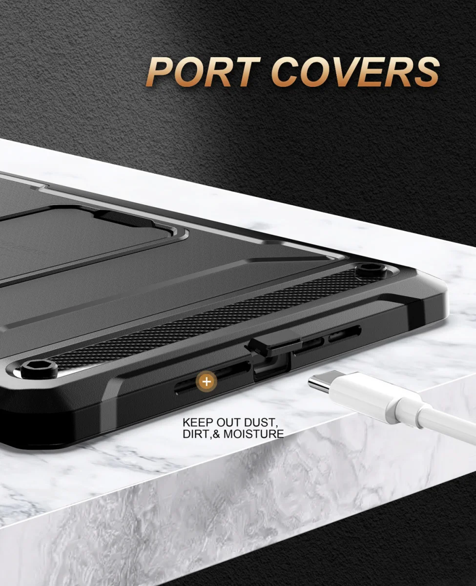iPad 9.7 (2017/2018)/Air 2 Hoes Screen Protector en Standaard Zwart afbeelding 6
