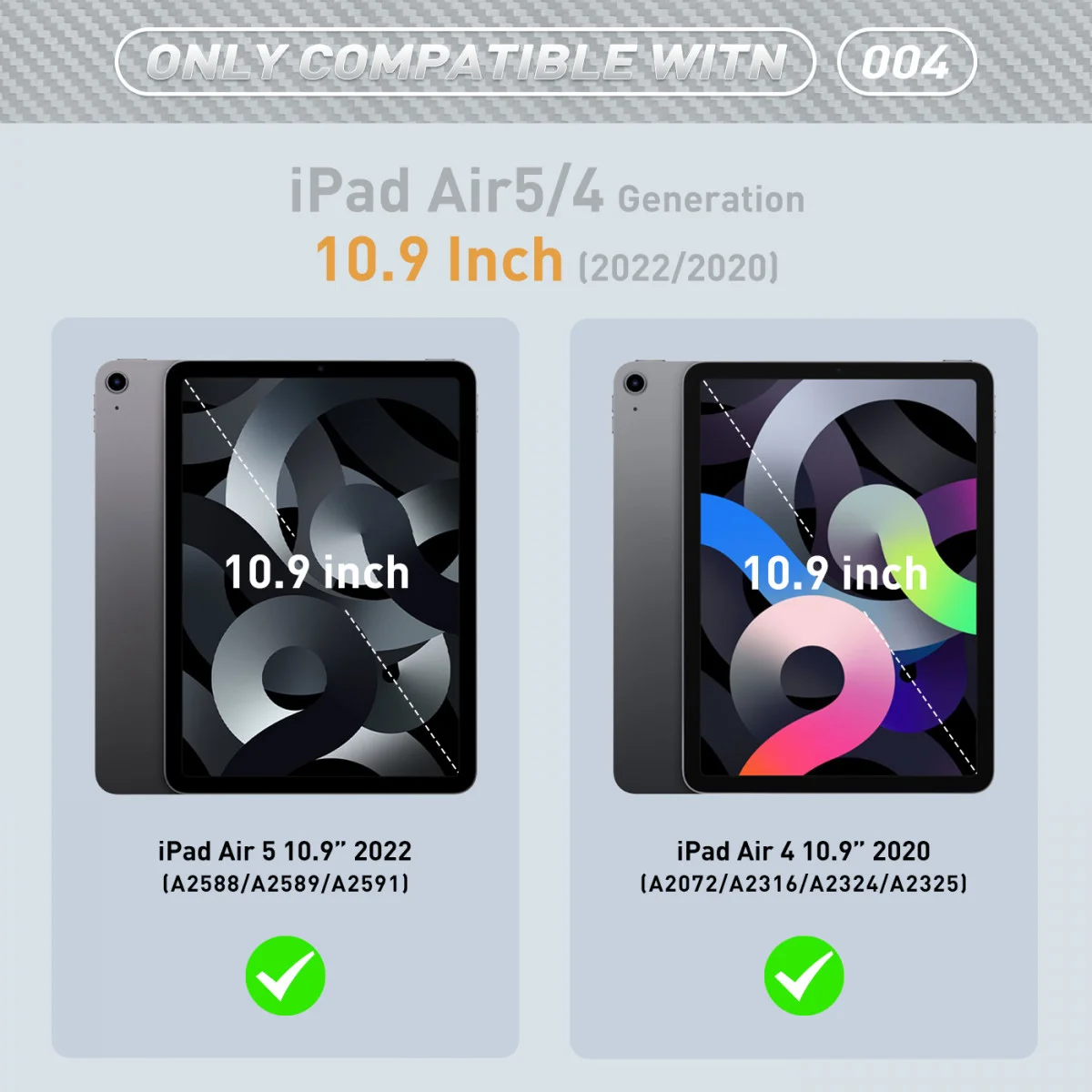iPad Air 10.9 (2020/2022) Hoes met Screen Protector en Standaard Zwart afbeelding 8