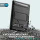 Samsung Galaxy Tab S6 Lite Hoes Screen Protector en Standaard Zwart afbeelding 4