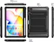 Samsung Galaxy Tab S6 Lite Hoes Screen Protector en Standaard Zwart afbeelding 7