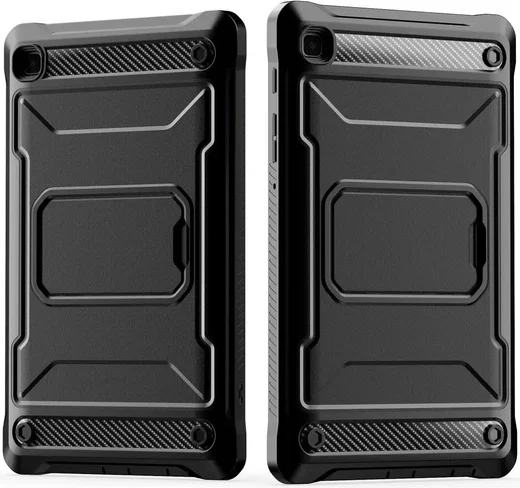 Samsung Galaxy Tab A7 Lite Hoes Screen Protector en Standaard Zwart afbeelding 2