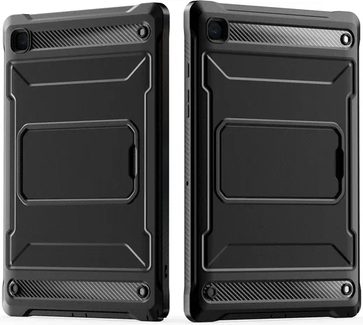 Samsung Galaxy Tab A8 Hoes met Screen Protector en Standaard Zwart afbeelding 2