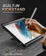 Samsung Galaxy Tab A8 Hoes met Screen Protector en Standaard Zwart afbeelding 4