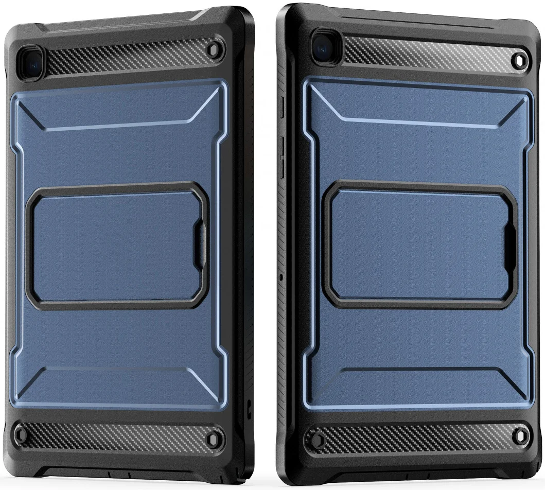 Samsung Galaxy Tab A8 Hoes met Screen Protector en Standaard Blauw afbeelding 2