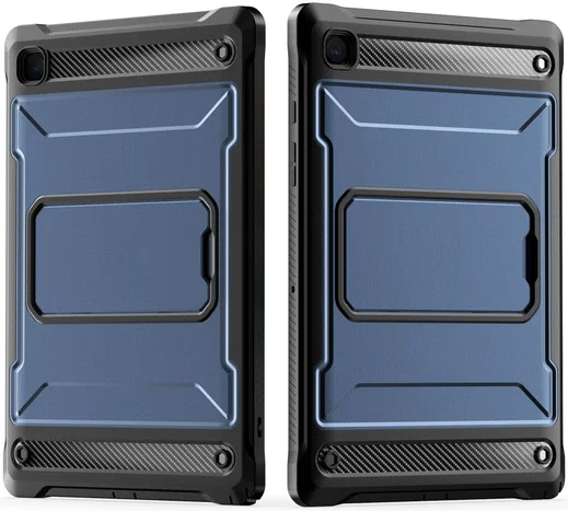 Samsung Galaxy Tab A8 Hoes met Screen Protector en Standaard Blauw afbeelding 2