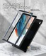 Samsung Galaxy Tab A8 Hoes met Screen Protector en Standaard Blauw afbeelding 3