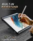 Samsung Galaxy Tab A8 Hoes met Screen Protector en Standaard Blauw afbeelding 4