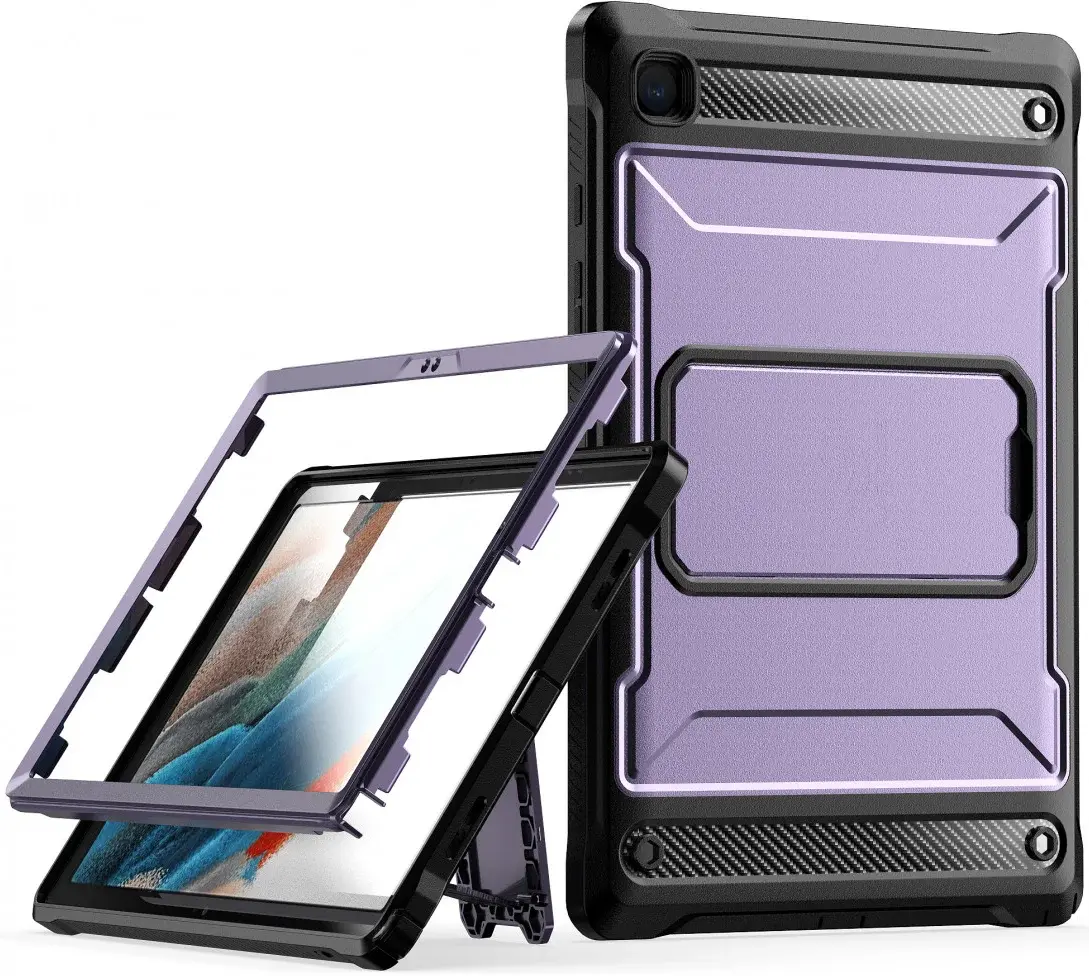 Samsung Galaxy Tab A8 Hoes met Screen Protector en Standaard Roze afbeelding 1