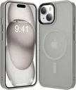 Apple iPhone 15 Hoesje met MagSafe Back Cover Matte Grijs