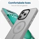 iPhone 15 Pro Max Hoesje met MagSafe Back Cover Matte Grijs afbeelding 7