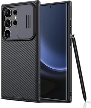 Nillkin CamShield Samsung Galaxy S24 Ultra Hoesje Camera Slider Zwart