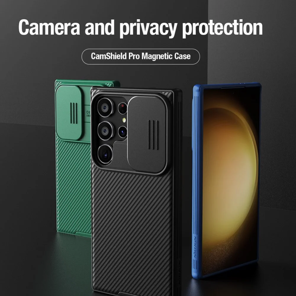 Nillkin CamShield Samsung Galaxy S24 Ultra Hoesje Camera Slider Zwart afbeelding 8