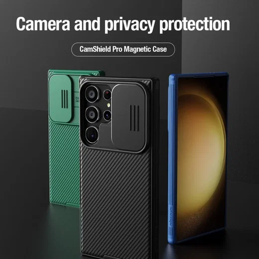 Nillkin CamShield Samsung Galaxy S24 Ultra Hoesje Camera Slider Zwart afbeelding 8