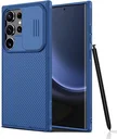Nillkin CamShield Samsung Galaxy S24 Ultra Hoesje Camera Slider Blauw