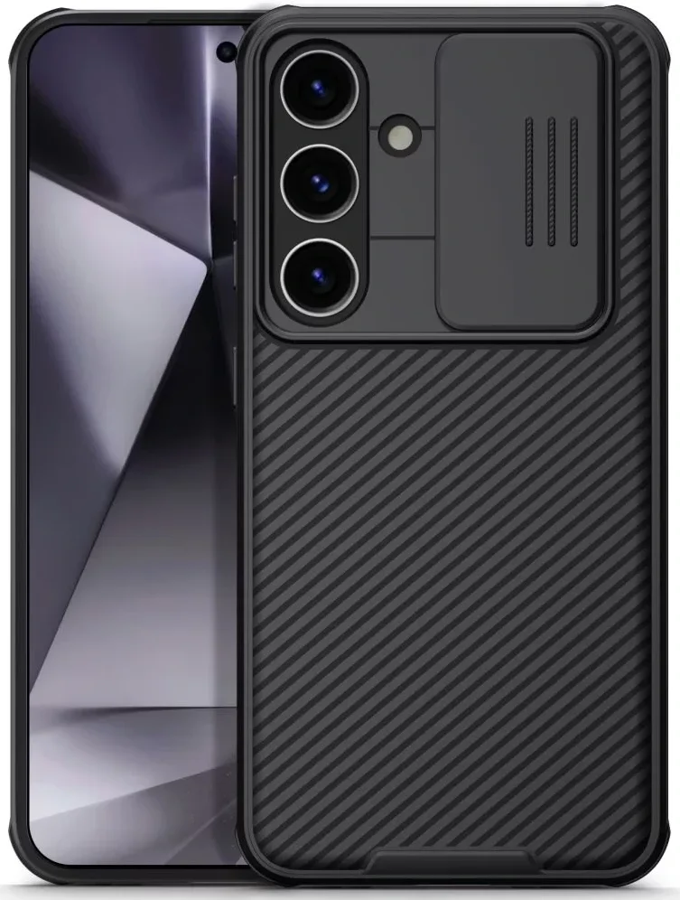 Nillkin CamShield Samsung Galaxy S24 Hoesje met Camera Slider Zwart afbeelding 1