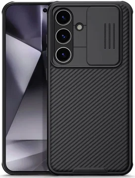 Nillkin CamShield Samsung Galaxy S24 Hoesje met Camera Slider Zwart