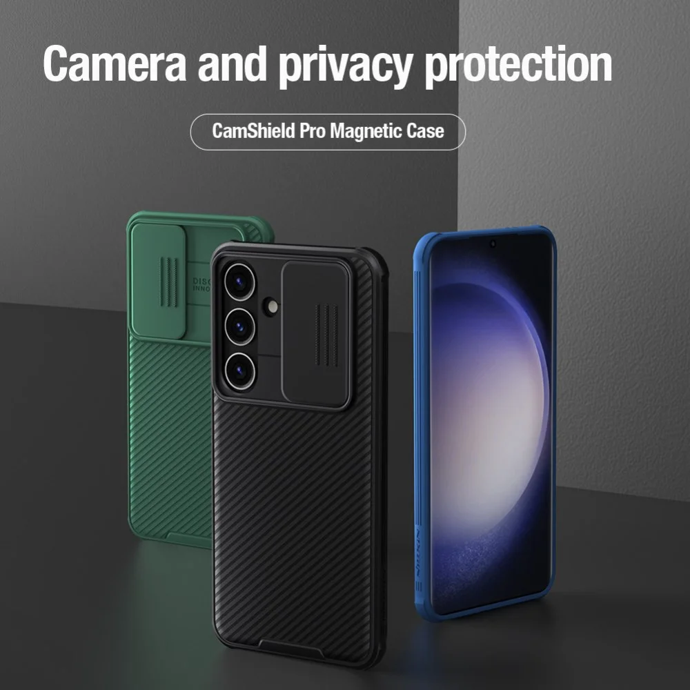 Nillkin CamShield Samsung Galaxy S24 Hoesje met Camera Slider Zwart afbeelding 4