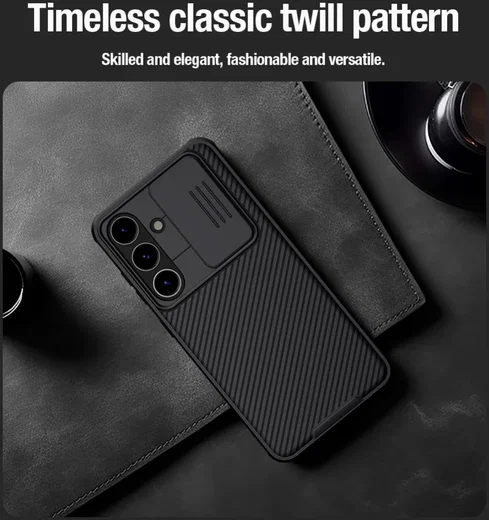 Nillkin CamShield Samsung Galaxy S24 Hoesje met Camera Slider Zwart afbeelding 7