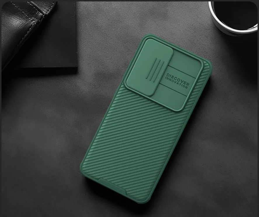 Nillkin CamShield Samsung Galaxy S24 Plus Hoesje Camera Slider Groen afbeelding 4