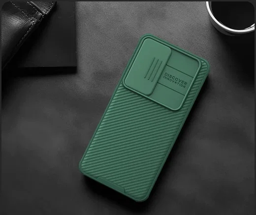 Nillkin CamShield Samsung Galaxy S24 Plus Hoesje Camera Slider Groen afbeelding 4