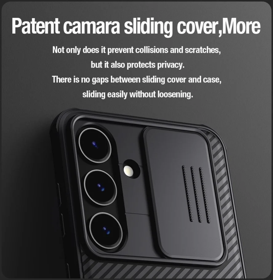 Nillkin CamShield MagSafe Samsung S24 Hoesje Camera Slider Zwart afbeelding 11