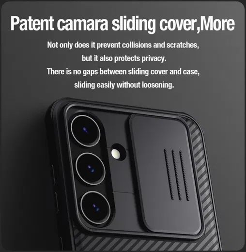 Nillkin CamShield MagSafe Samsung S24 Hoesje Camera Slider Zwart afbeelding 11