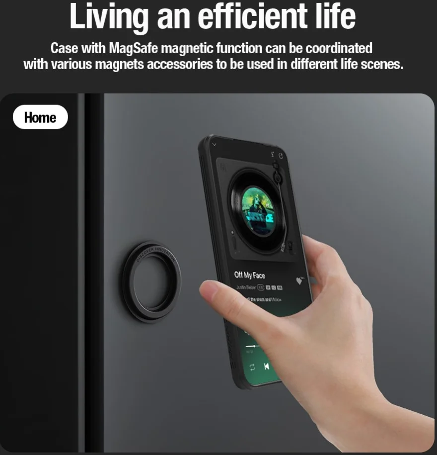 Nillkin CamShield MagSafe Samsung S24 Hoesje Camera Slider Zwart afbeelding 15